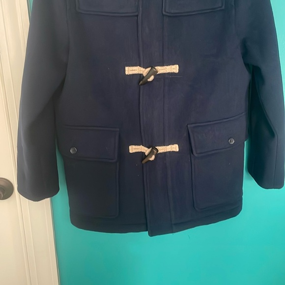 Navy Wool Gap Kids Peacoat. NWT. - Picture 6 of 8